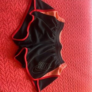 Nike dri-fit running shorts, S, black and pink, like new
